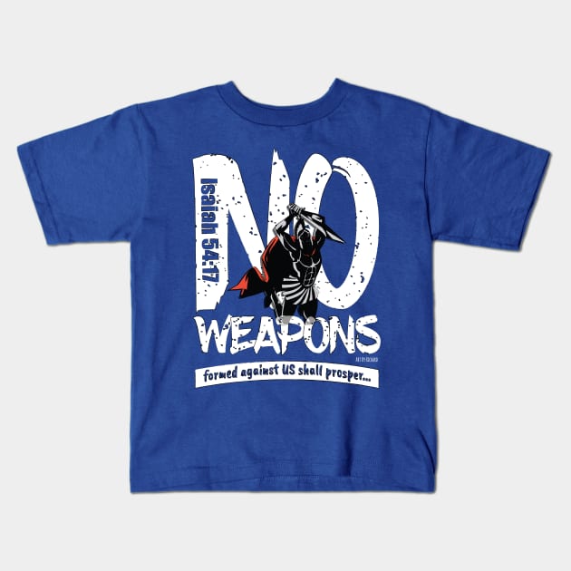 NO-WEAPONS soldier with sword Classic Kids T-Shirt by Richardramirez82